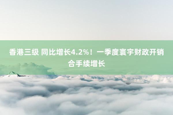 香港三级 同比增长4.2%！一季度寰宇财政开销合手续增长